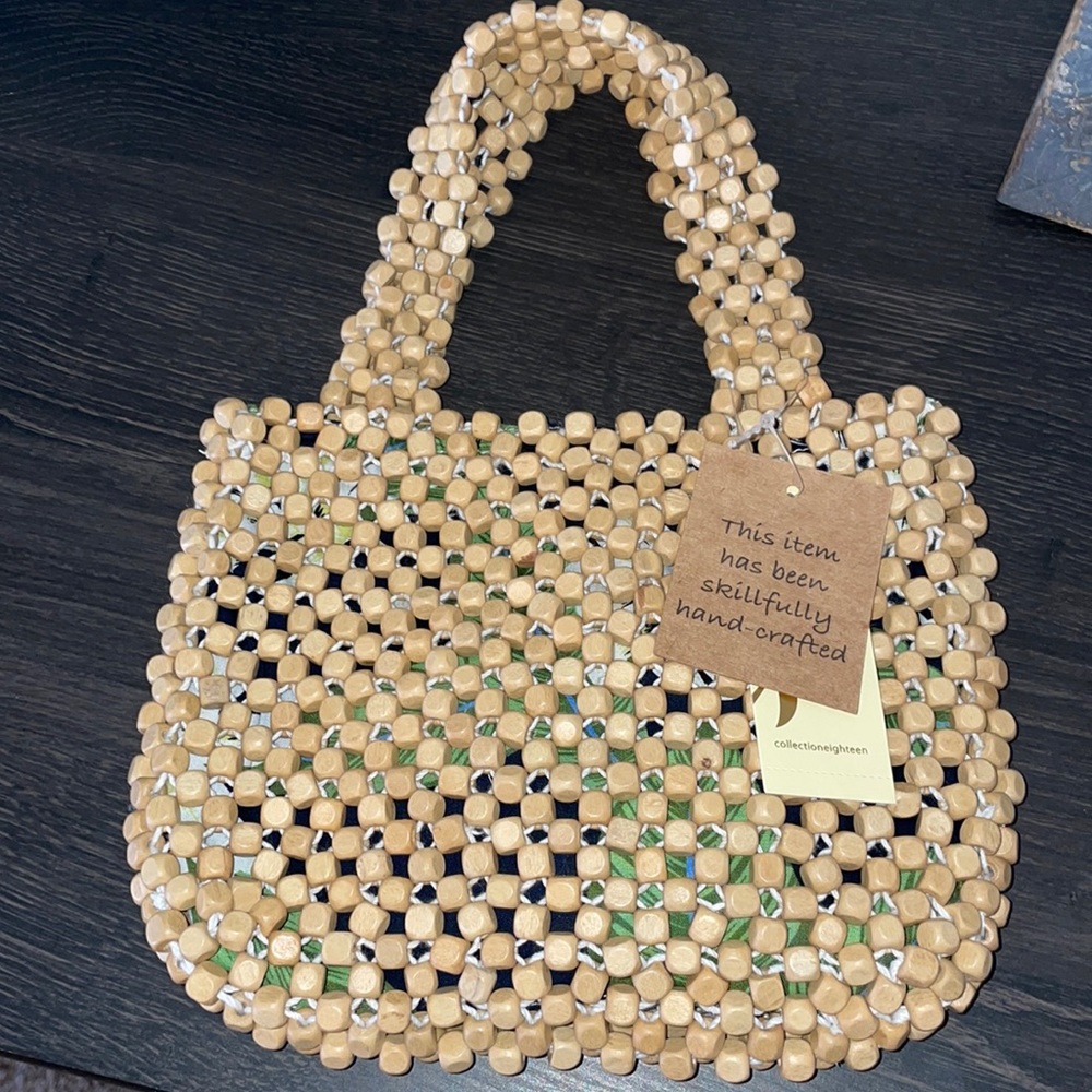 Collectioneighteen hand-crafted beaded mini bag